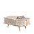 Mesa de Centro Indianopolis Calacata / Off White - Madetec - Imagem 1