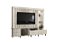 Painel Home Theater Le Mans Calacata / Off White - Madetec - Imagem 4
