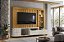 Painel Home Theater Le Mans Cinamomo / Off White - Madetec - Imagem 4