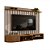Rack Bancada Suspensa Imola Fendi / Naturale - Madetec - Imagem 1