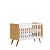 Berço Mini Cama Q Encanto Retro 3820 Freijo / Branco - Qmovi - Imagem 1