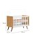 Berço Mini Cama Q Encanto Retro 3820 Freijo / Branco - Qmovi - Imagem 3
