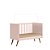 Berço Mini Cama Q Encanto Retro 3820 Rosa - Qmovi - Imagem 4