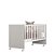 Berço Reto Com Rodizio Doce Sonho 3540 Branco - Qmovi - Imagem 1