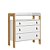 Comoda 3 Gavetas Com Nicho Fantasia 4410 Branco - Qmovi - Imagem 3