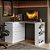 Cômoda Com Mesa Giratoria Gamer 4840 Branco - Qmovi - Imagem 2