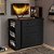 Cômoda Com Mesa Giratoria Gamer 4840 Preto - Qmovi - Imagem 4