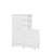 Guarda Roupa Com Comoda Doce Sonho 4070 Branco - Qmovi - Imagem 1