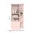 Guarda Roupa Roupeiro Doce Sonho 825 Rosa - Qmovi - Imagem 4