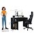 Mesa de Escritório Gamer 3875 Preto - Qmovi - Imagem 5