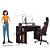 Mesa de Escritório Gamer 3875 Preto / Vermelho - Qmovi - Imagem 6