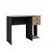 Mesa Escrivaninha 2 Gavetas 4115 Preto / Carvalho - Qmovi - Imagem 1