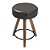Kit 3 Banqueta Paris Pés Palito Courissimo Preto Salaone - Imagem 4