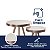Kit Mesa Bistrô Malaga Pés Palito Courissimo Branco Cobre - Imagem 3
