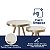 Kit Mesa Bistrô Malaga Pés Palito Courissimo Off Champanhe - Imagem 3