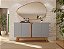 Aparador Buffet Sala Cerrado Fendi Metalic / Cinamomo Grappa - Imagem 2