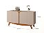 Aparador Buffet Sala Cerrado Matte / Off White Grappa - Imagem 6