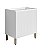 Balcão 800 2 Portas Art 6005 Branco / Artico - Kits Parana - Imagem 5