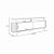 Bancada Rack Alba Castanho / Off White - HB - Imagem 5