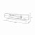 Bancada Rack Epoca Castanho / Off White - HB - Imagem 4