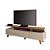 Bancada Rack Essenza 2.0 Off White / Castanho - HB - Imagem 1