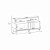Bancada Rack Graci 1.3 Castanho / Off White - HB - Imagem 5