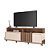 Bancada Rack Graci 1.8 Castanho / Off White - HB - Imagem 1