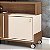Bancada Rack Graci 1.8 Castanho / Off White - HB - Imagem 2