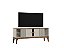 Bancada Rack Para TV Florença Matte / Off White Grappa - Imagem 1