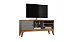 Bancada Rack Para TV Veneza Fendi Metalic / Cinamomo Grappa - Imagem 1