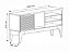 Bancada Rack Para TV Veneza Matte / Off White Grappa - Imagem 6