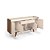 Buffet Aparador Melodia Off White / Castanho - HB - Imagem 5