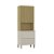 Paneleiro Armário 3 Portas Art 3018 Freijo / Vanilla - Imagem 1