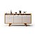 Buffet Aparador Sollare Cinamomo / Off White - HB - Imagem 4