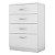Cômoda 4 Gavetas Organizadora Astral Branco - Demóbile - Imagem 1