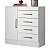 Cômoda 4 Gavetas Organizadora Montevideu Branco Flex - Imagem 1