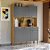 Cozinha Compacta Genova Plus 2519 Freijo / Gris - Imagem 2