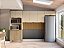 Cozinha Compacta Glam 2982 Freijo / Vanilla - Kits Parana - Imagem 2