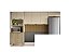 Cozinha Compacta Glam 2982 Freijo / Vanilla - Kits Parana - Imagem 5