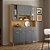 Cozinha Compacta Golden 8 Portas 197 Freijo / Gris - Imagem 2