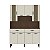 Cozinha Compacta Golden 8 Portas 197 Nogueira / Off White - Imagem 1