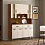 Cozinha Compacta Golden 8 Portas 197 Nogueira / Off White - Imagem 2