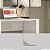 Escrivaninha Mesa Computador Office Morada Branco Demóbile - Imagem 4