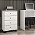 Gaveteiro 4 Gavetas Office Presence 29110 Branco Demóbile - Imagem 5