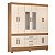 Guarda Roupa 10 Portas New Murano Amendola / Off White - Imagem 1