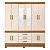 Guarda Roupa 10 Portas New Murano Amendola / Off White - Imagem 2