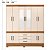 Guarda Roupa 10 Portas New Murano Amendola / Off White - Imagem 8