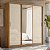 Guarda Roupa 3 Portas Casal Residence Amendola / Off White - Imagem 2