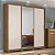 Guarda Roupa 3 Portas Casal Residence Amendola / Off White - Imagem 2