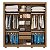 Guarda Roupa 3 Portas Casal Residence Amendola / Off White - Imagem 4